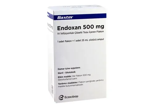 ენდოქსანი 500მგ ფხვნილი ი.ვ. საინფუზიო ხსნარის მოსამზადებლად №1